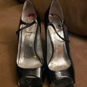Ladies black heels by Guess